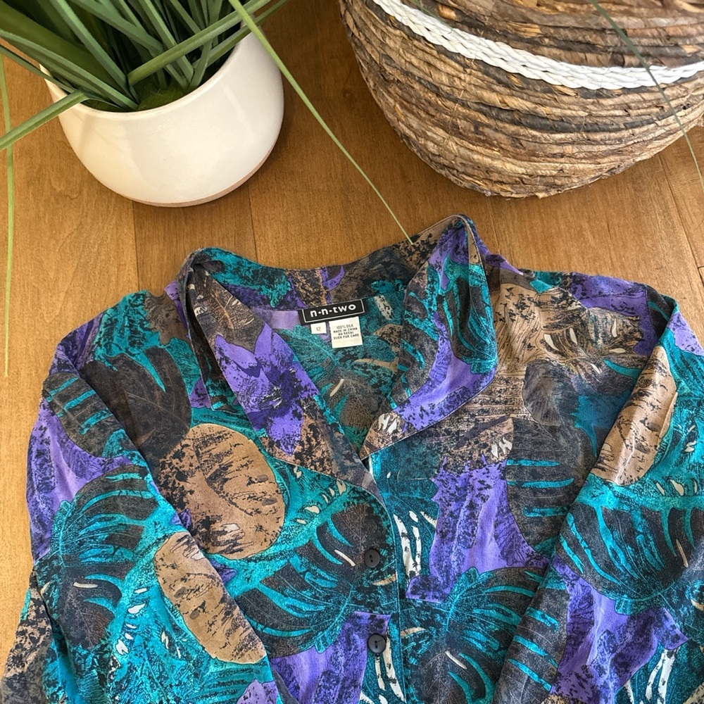 Colorful Button-Up Shirt